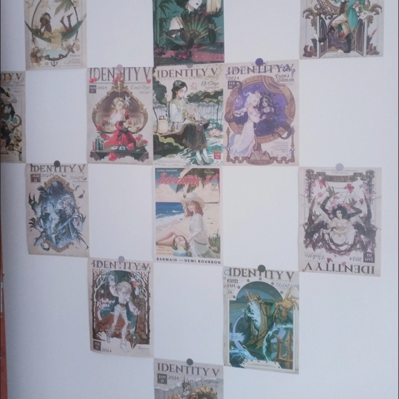 Anime Related Merchandise - Poster del gioco della serie Identity