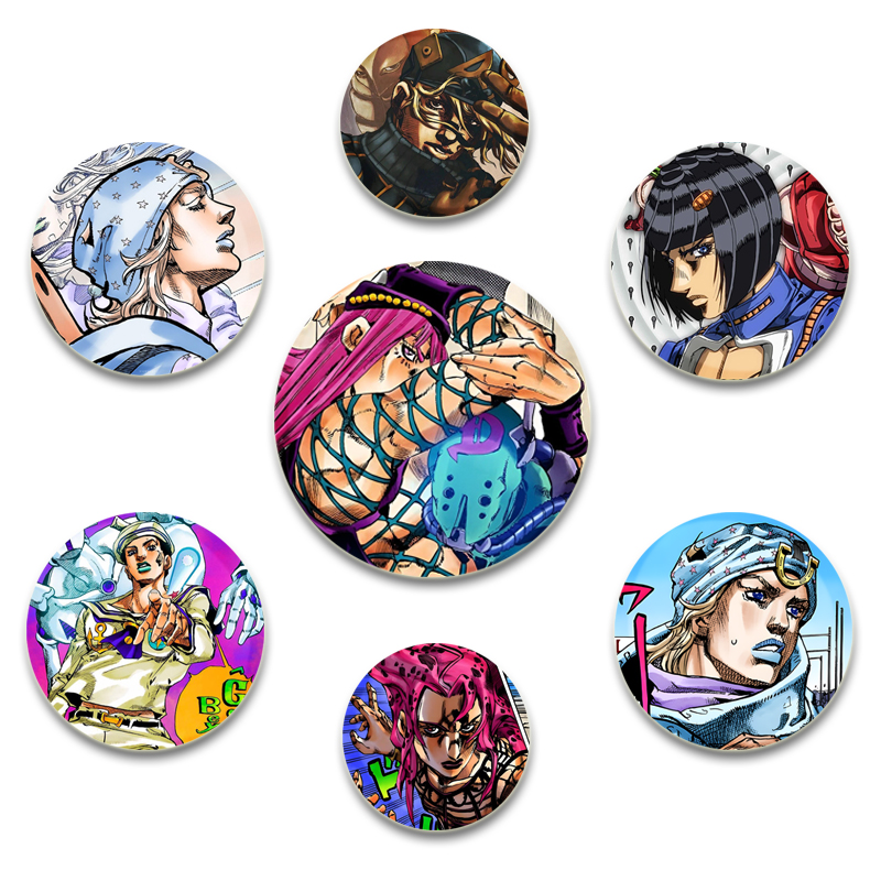 Jojo Anime Merchandise - 32/44/58mm JoJo Bizarre Adventure Anime Spille