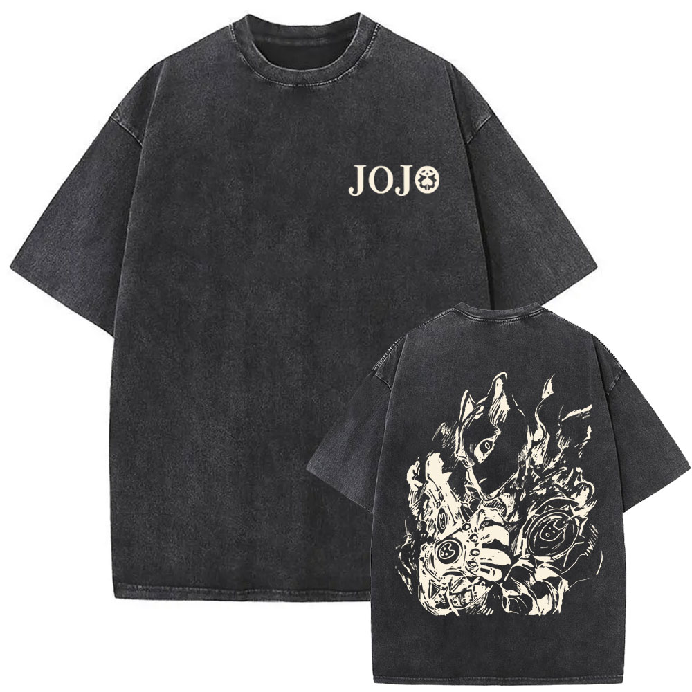 Jojo Anime Merchandise - T-shirt Vintage Lavata Anime Jojo Bizarre