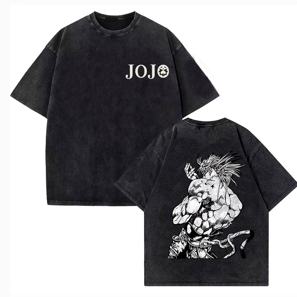 T-shirt vintage lavata da uomo - Jojo Anime Merchandise recensione e prezzo